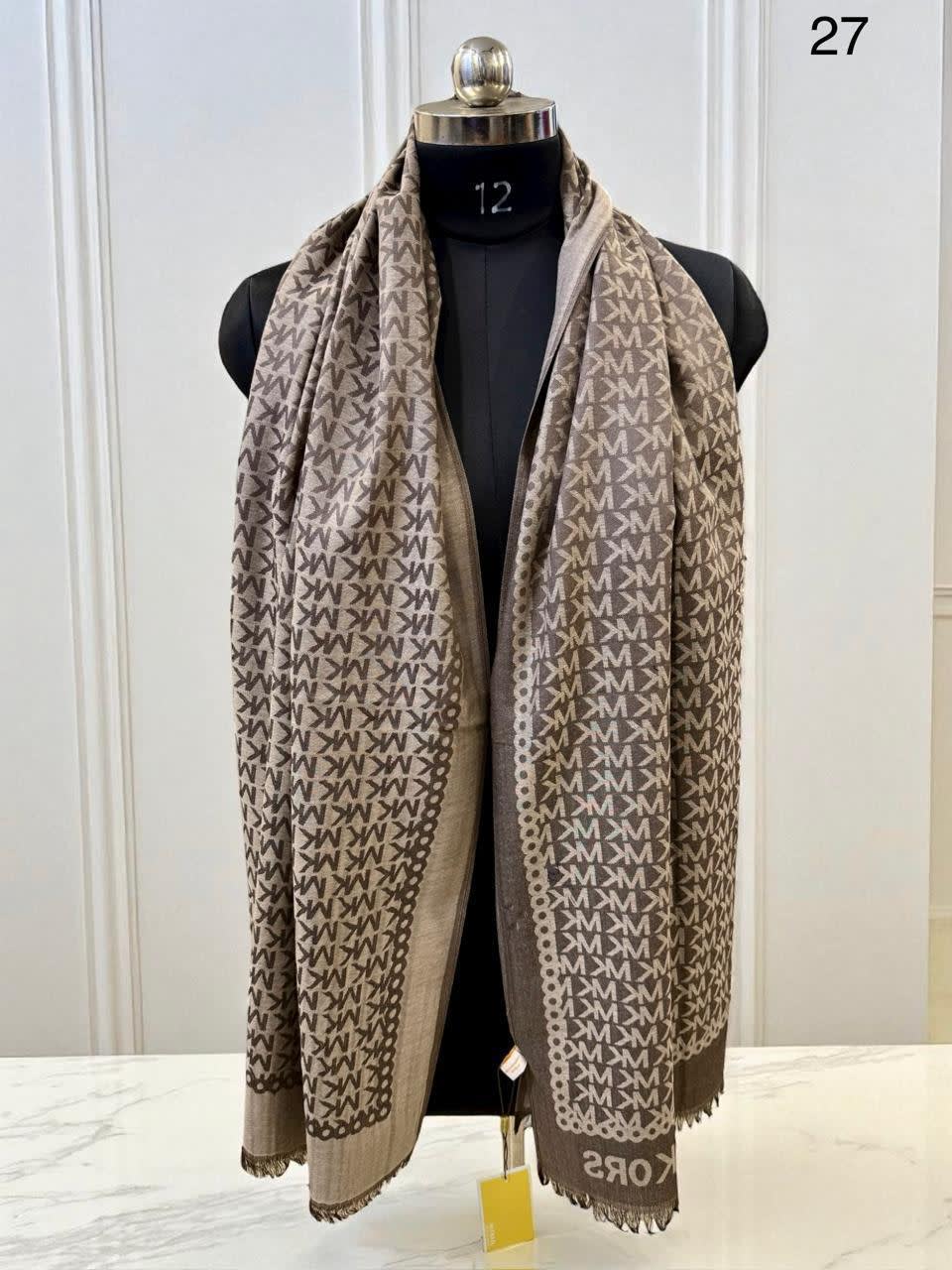 Michael Kors Brown Semi Woolen Stole-0