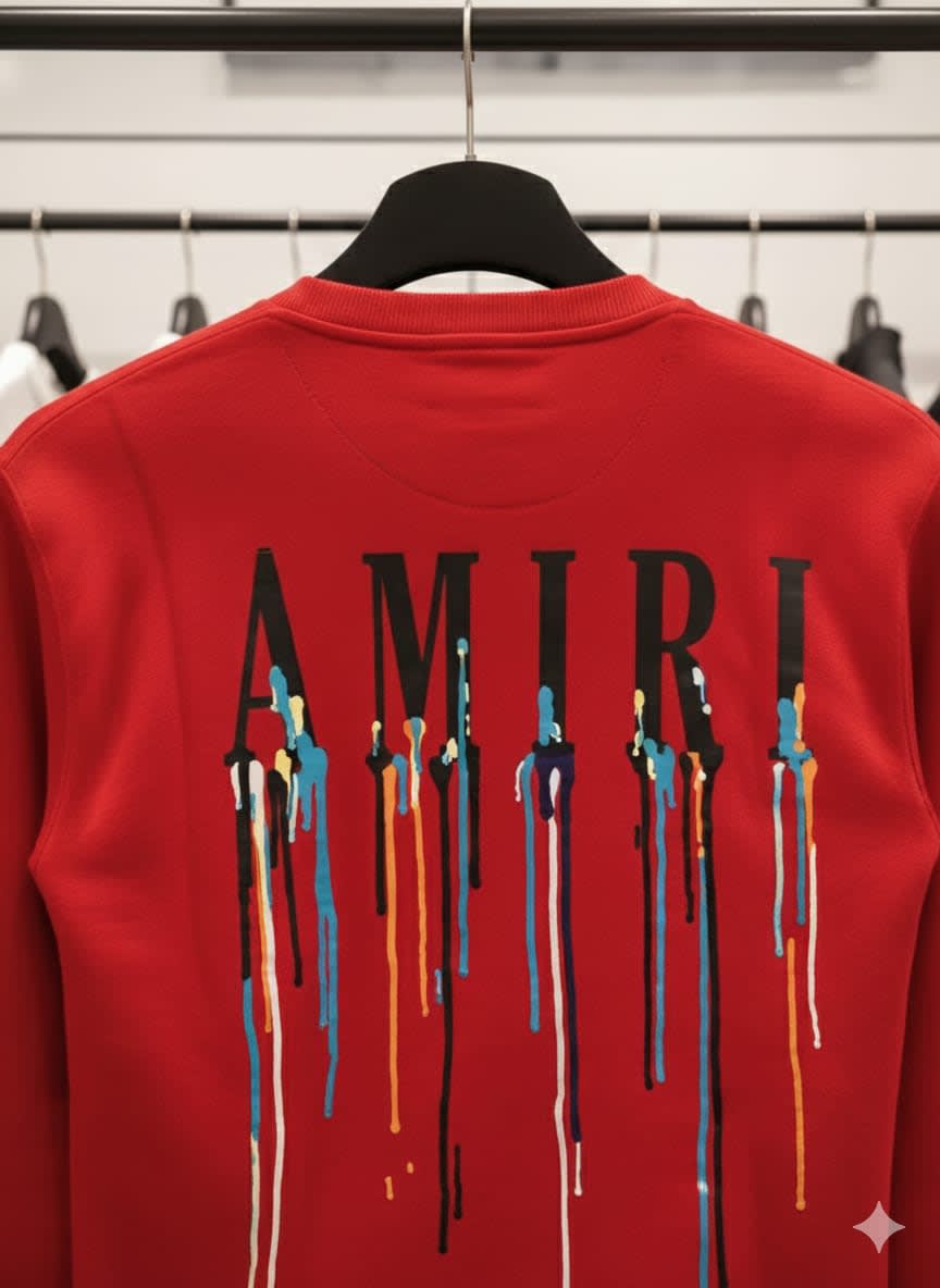 Amiri Red Premium Quality Sweatshirt-6