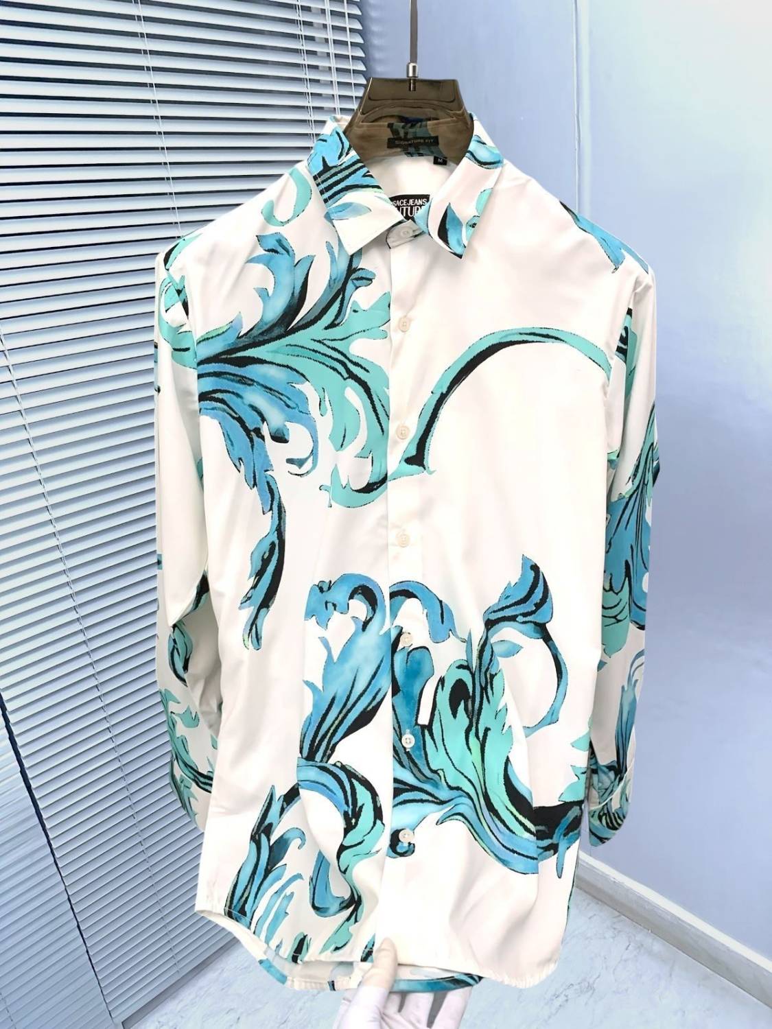 Versace White Premium Quality Cotton Shirt-1