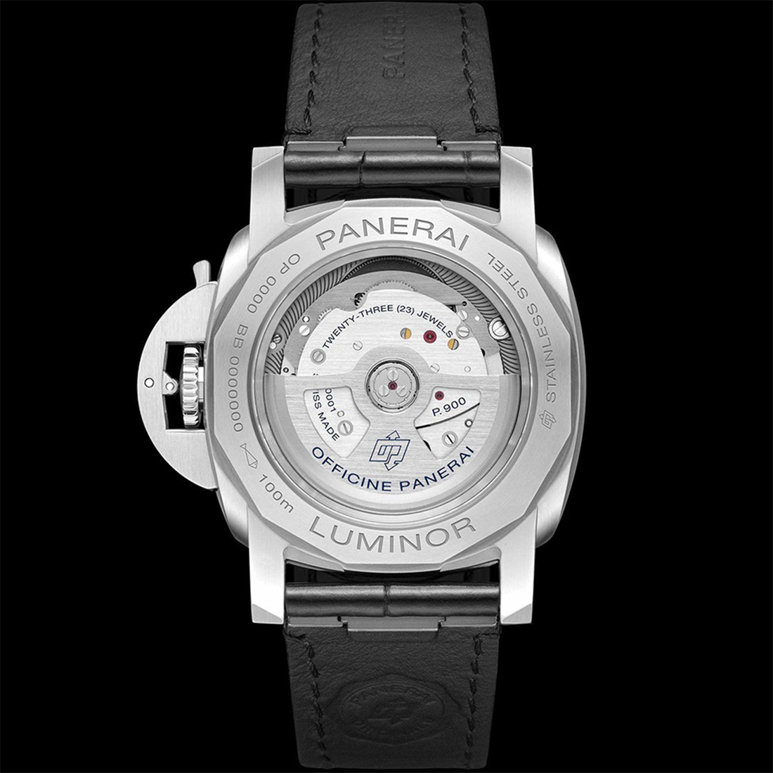 Panerai Luminor Quaranta Bi-Tempo Automatic White Dial Watch PAM01367-1