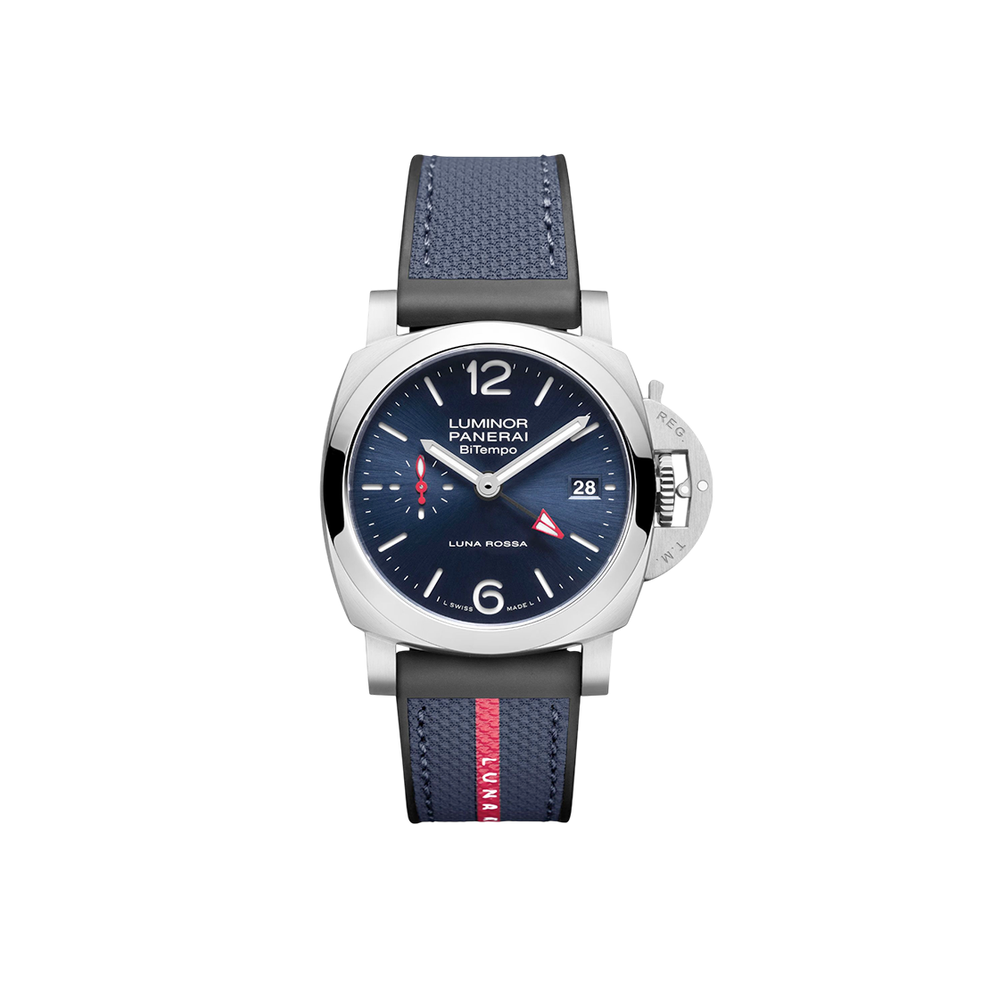 Panerai Luminor Quaranta Bitempo Luna Rossa Automatic Watch PAM01404-0