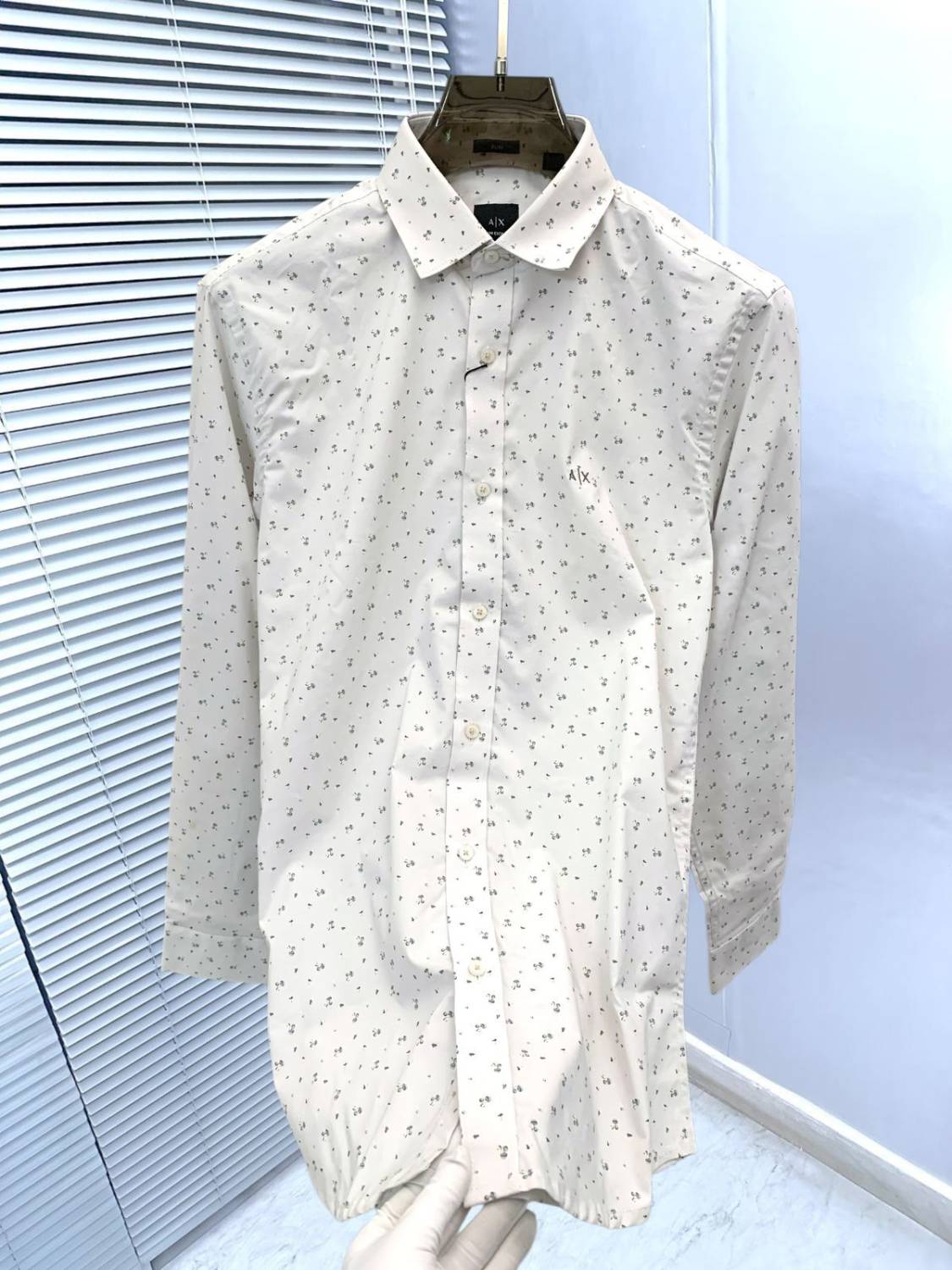 Armani Exchange White Premium Qualiy Cotton Shirt-2