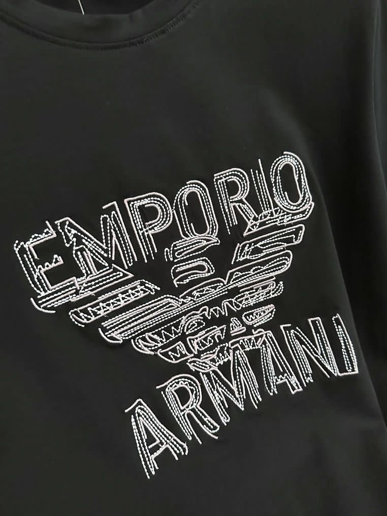 Emporio Armani Black Premium Quality Polo T-shirt-2