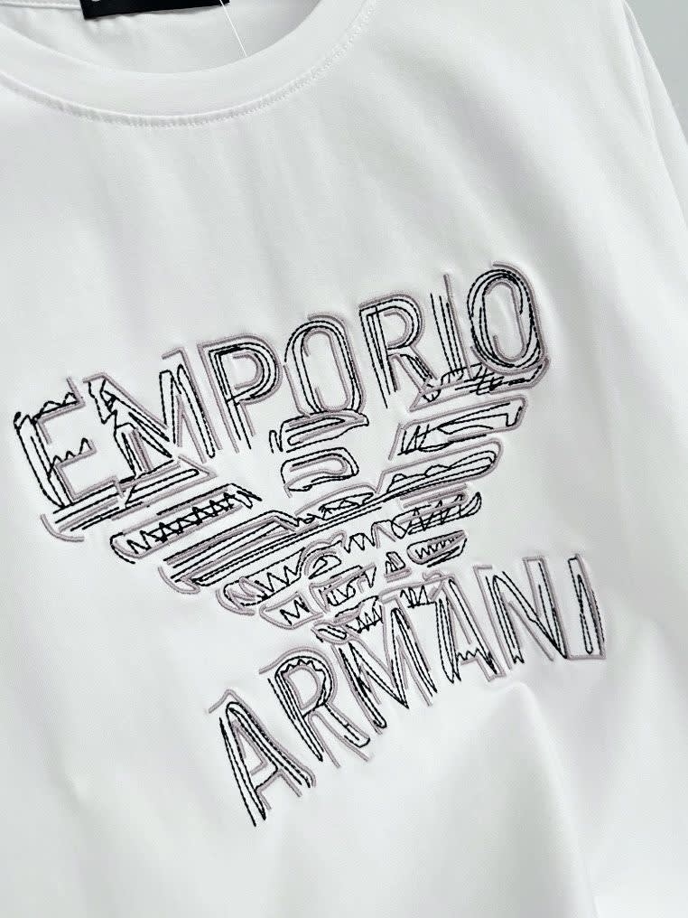 Emporio Armani White Premium Quality Polo T-shirt-2