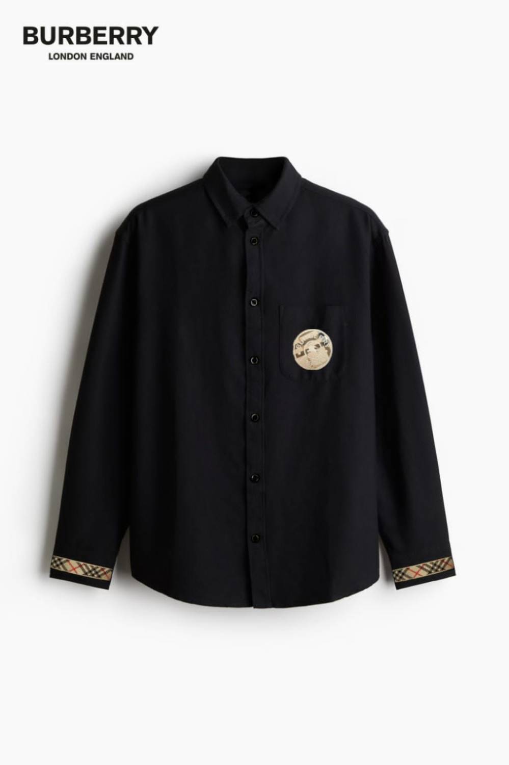 Burberry Black Premium Quality Shirt-1