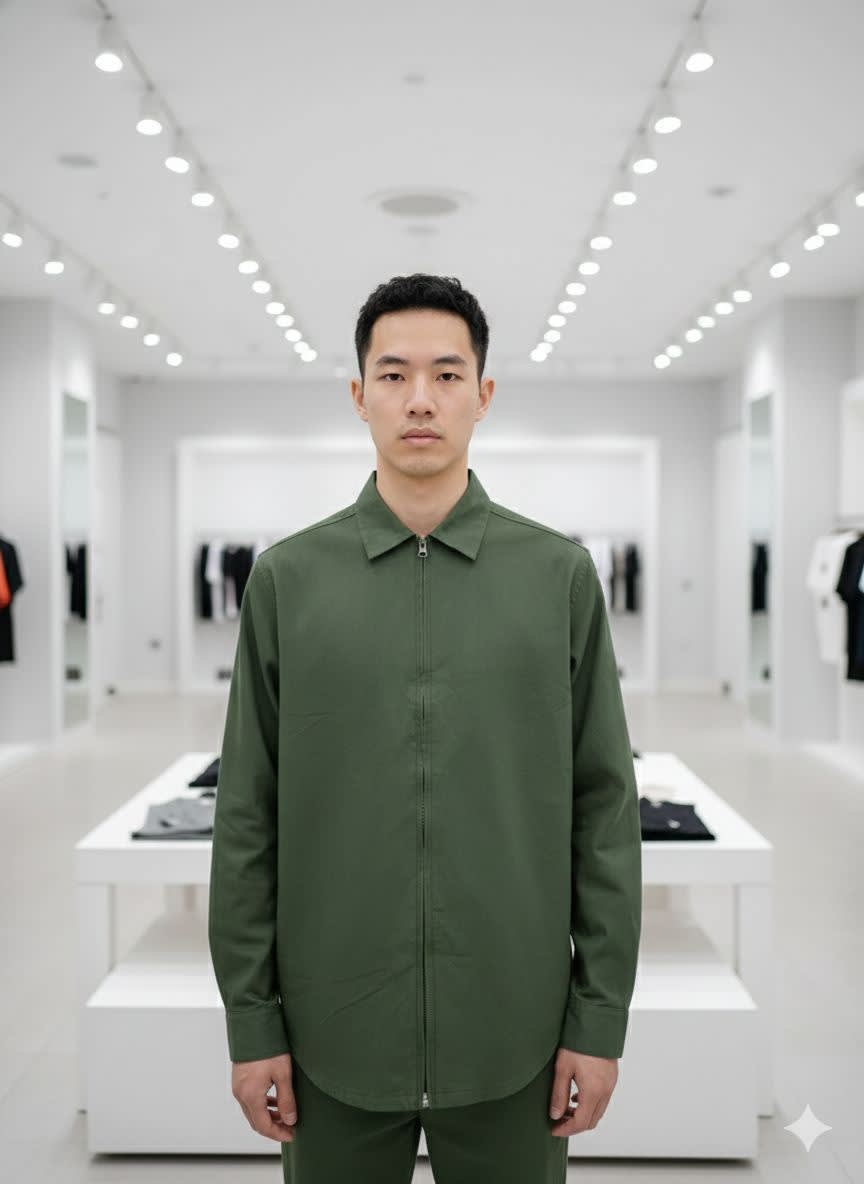 Essentials Green Premium Quality Shirt-0