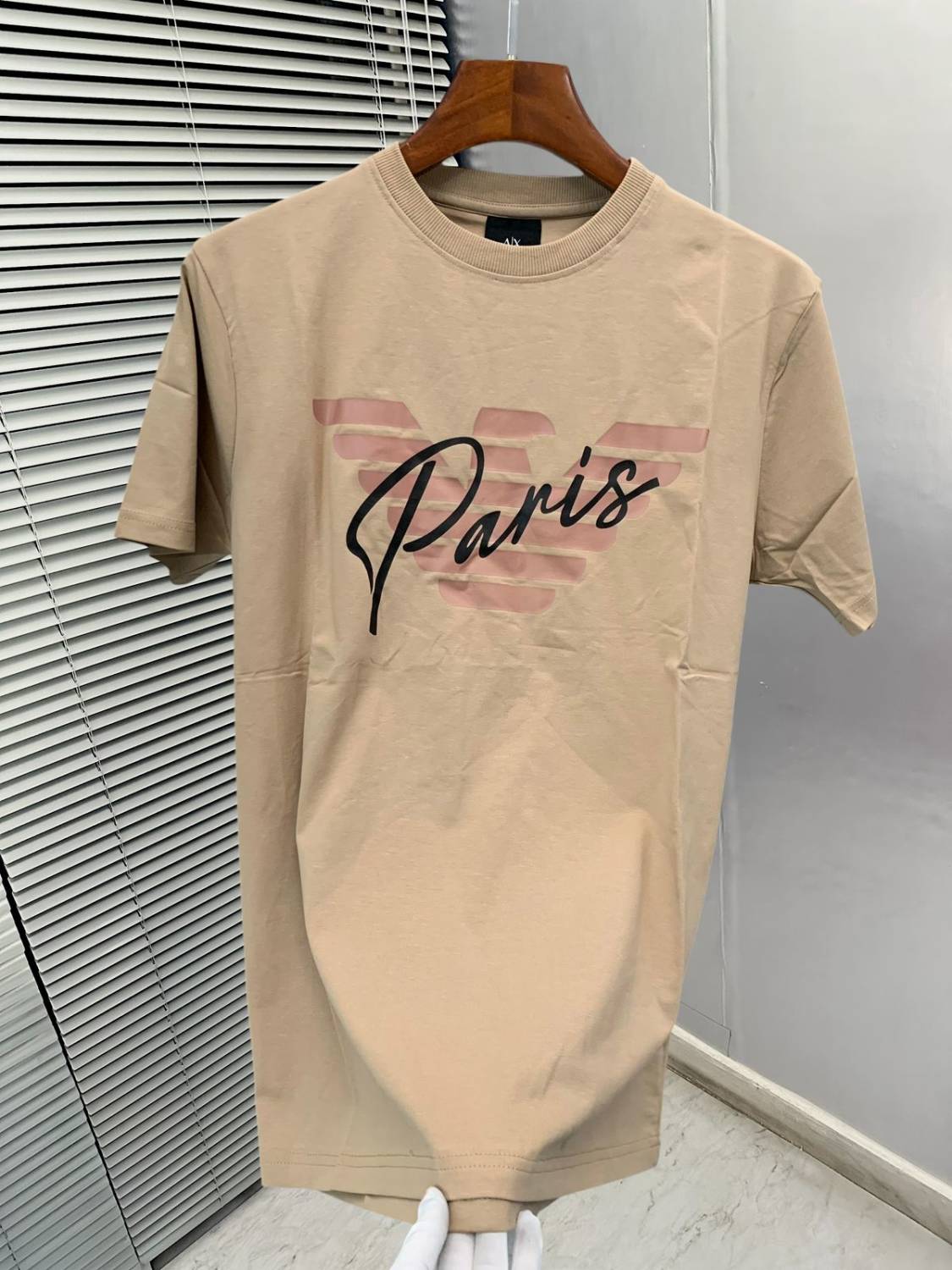 Armani Exchange Cream Premium Quality Polo Shirt-2