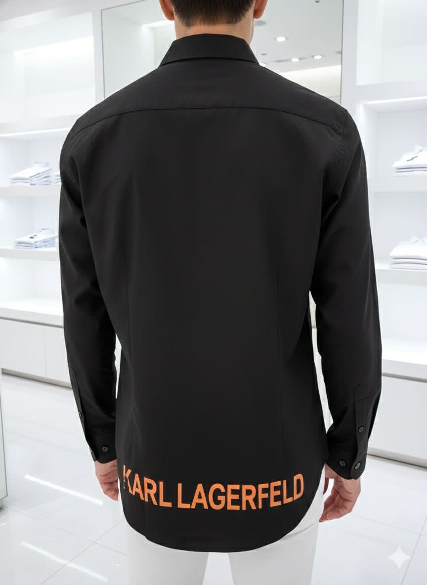 Karl Lagerfeld Black Premium Quality Shirt-2