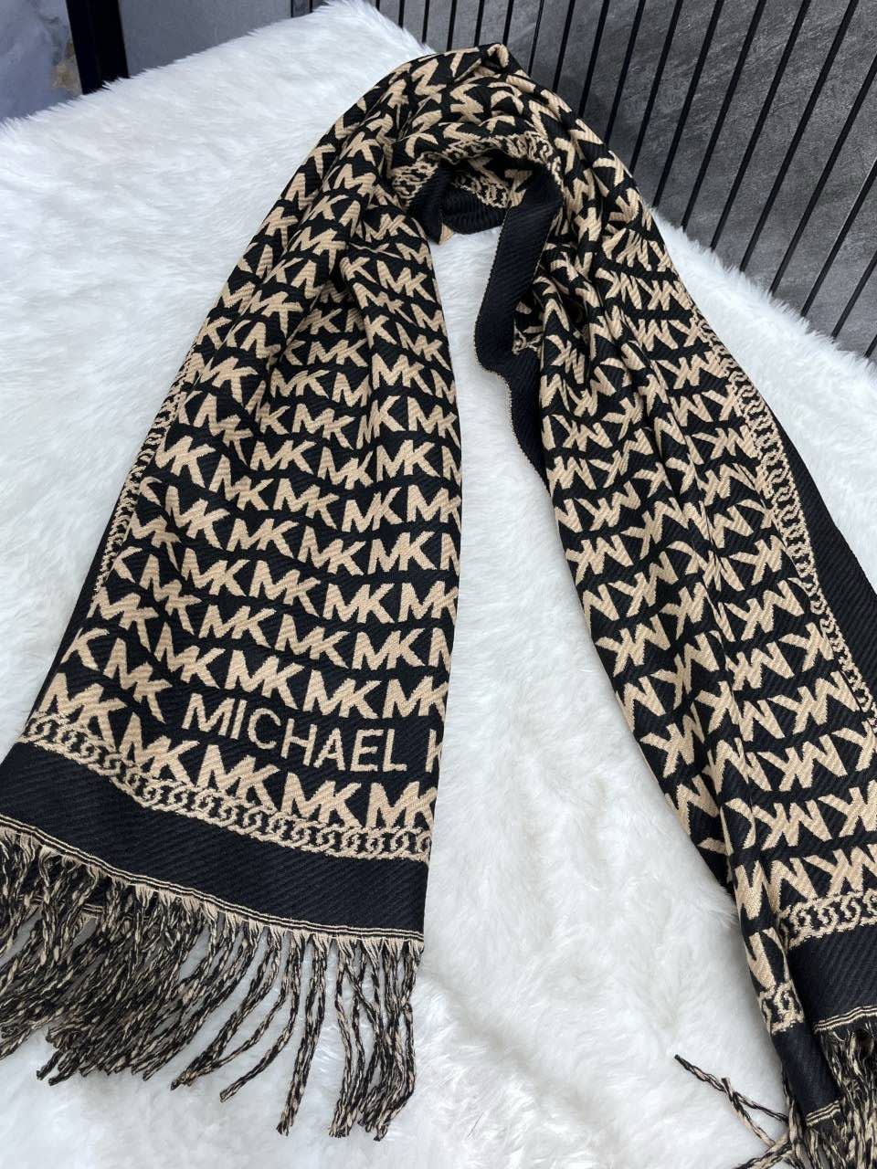 Michael Kors Black Semi Woolen Stole-0