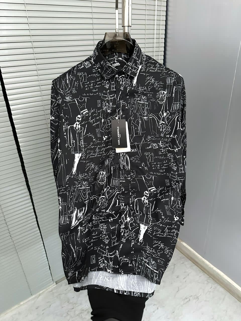 Karl Lagerfeld Black Premium Quality Shirt-3