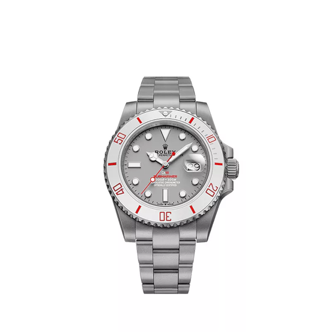 Rolex DiW Submariner Glacial Grey Dial Special Edition Watch 126610-0