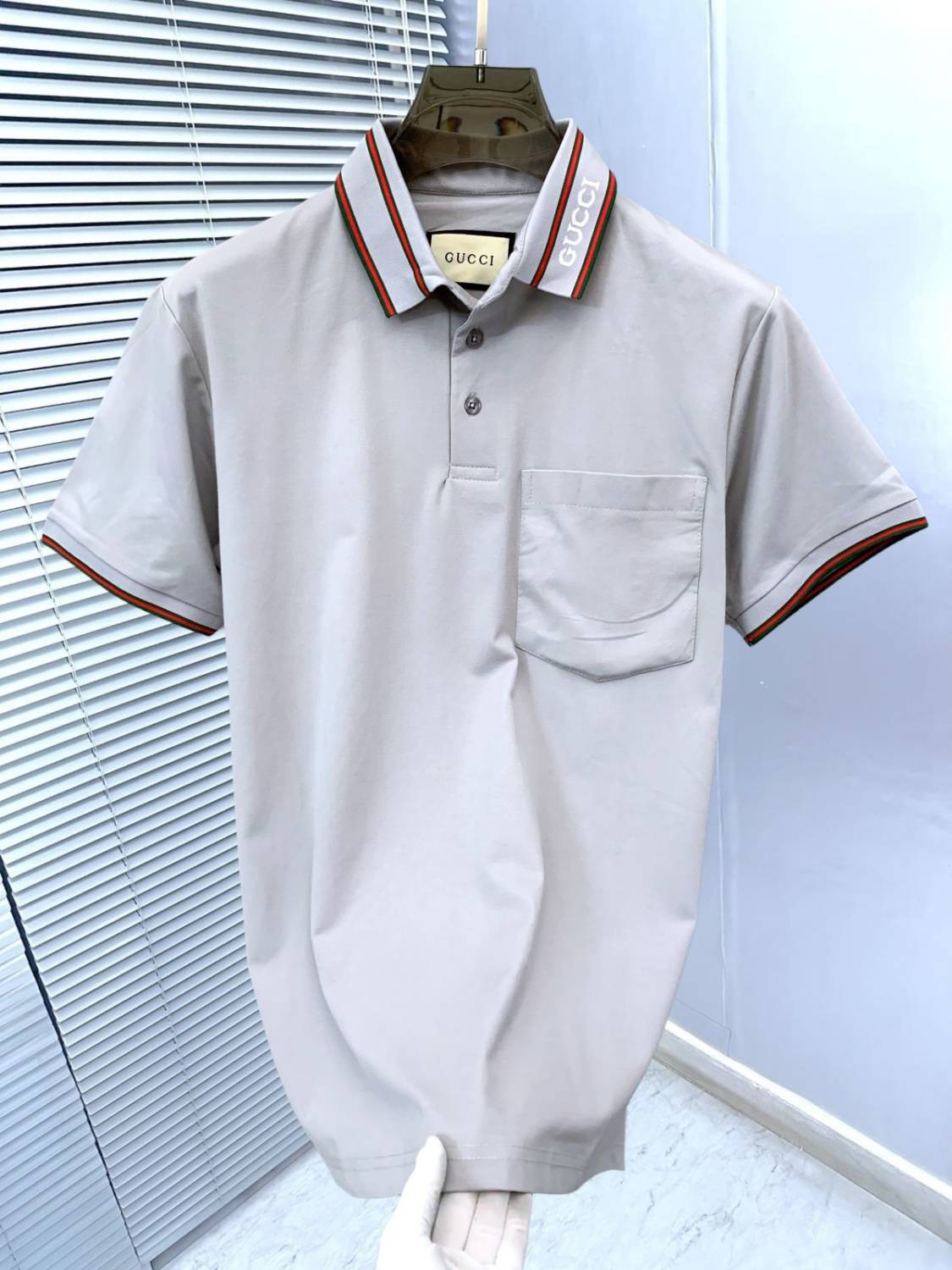 Gucci Sky blue Premium Quality Polo T-shirt-2