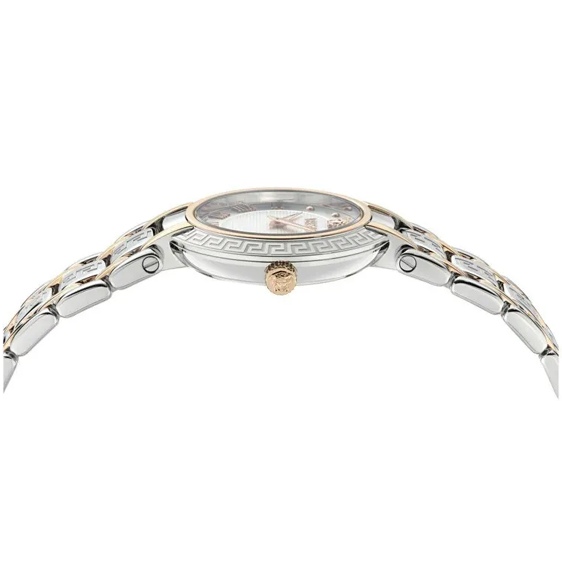 Versace Analogue 'Antlia' Silver Dial Women's Watch VE0P00525-1