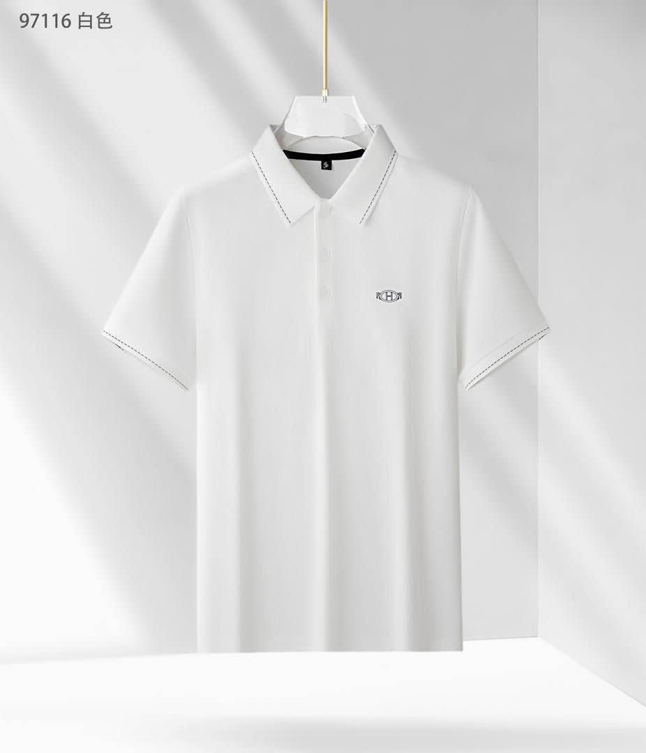 Hermes White Premium Quality T-shirt-0
