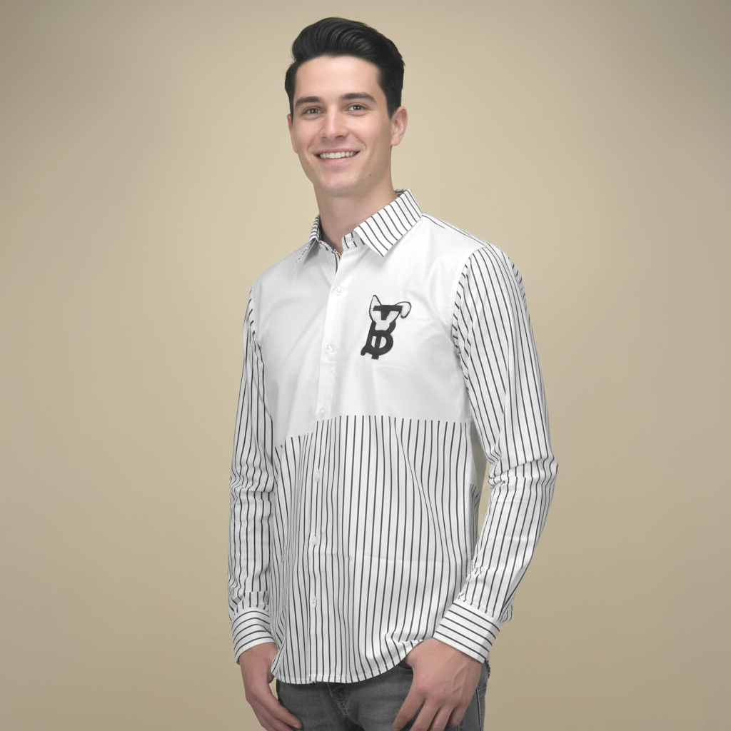 Burberry TB Embroidered White Premium Shirt-0