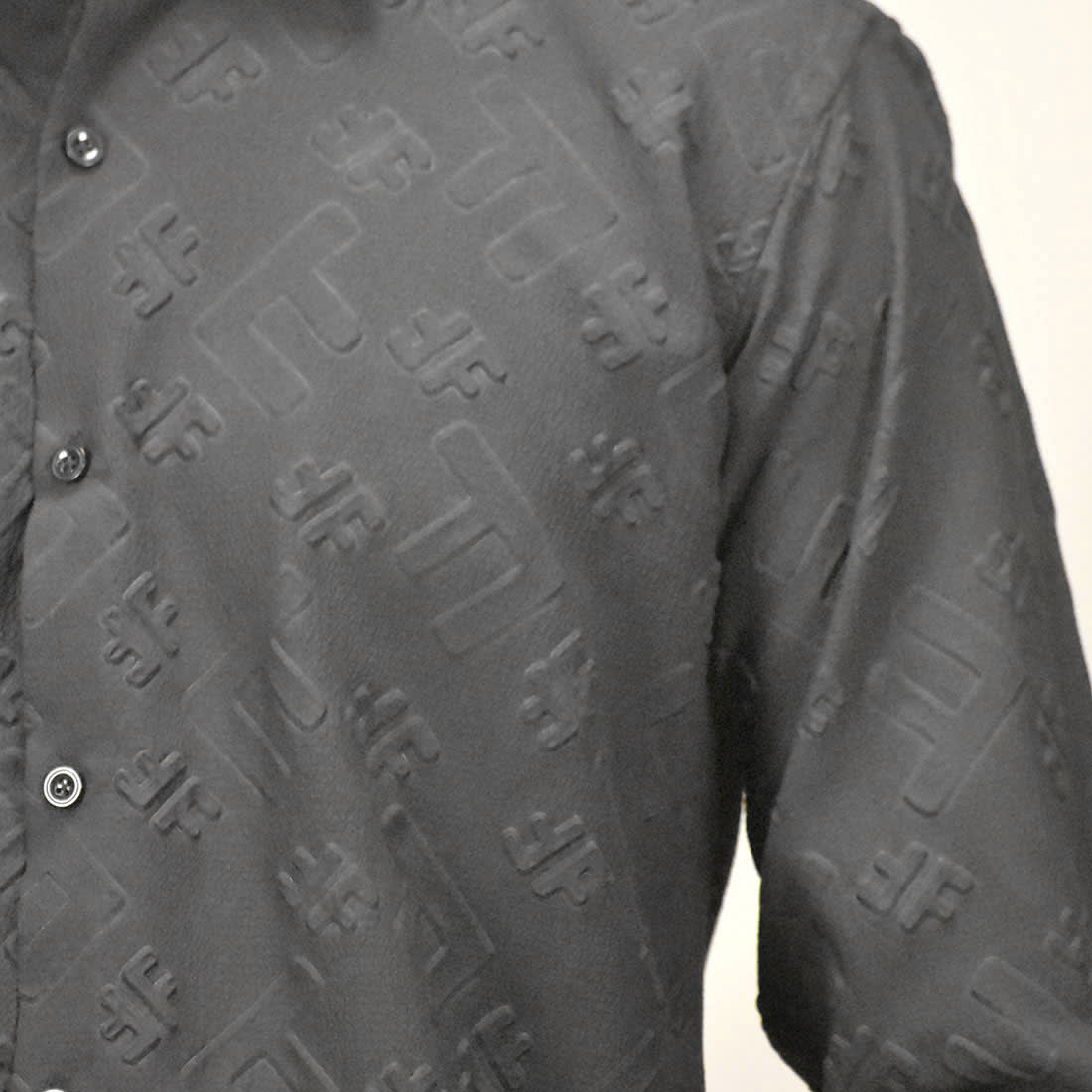 Fendi logo Print Black Premium Quality Shirt-4