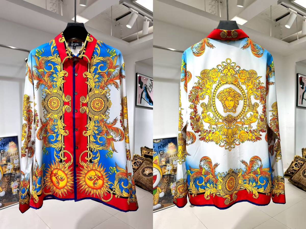 Versace White Premium Quality Cotton Shirt-0