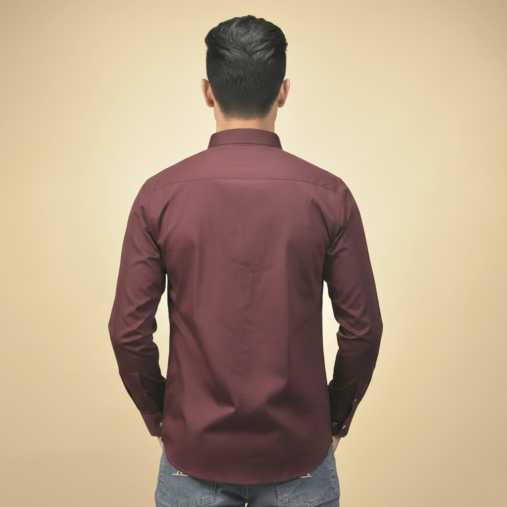 Armani Exchange Wine Premium Quality Shirt-3