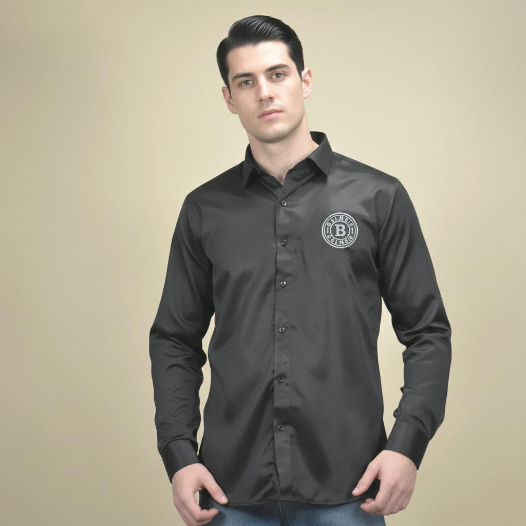 Balmain Black Premium Quality Shirt-1