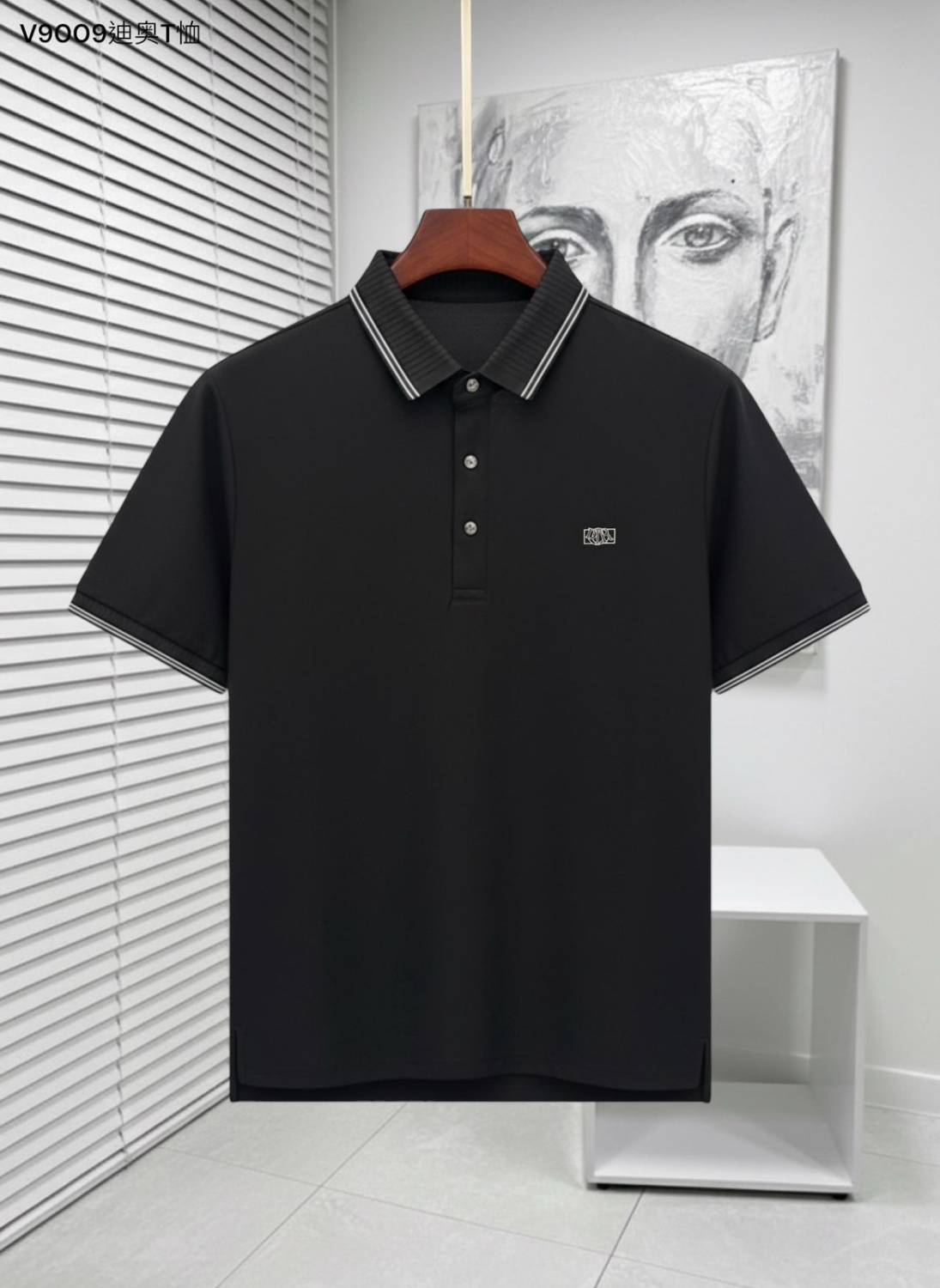 Dior Black Premium Quality Polo T-Shirt-0