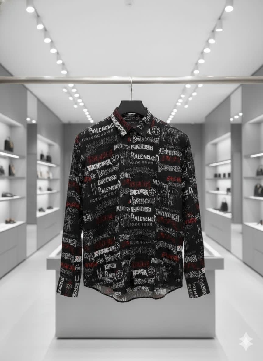 Balenciaga Black Premium Quality Designer Shirt-1