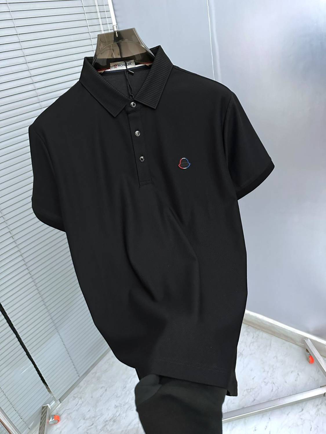 Moncler Black Premium Quality T-shirt-2