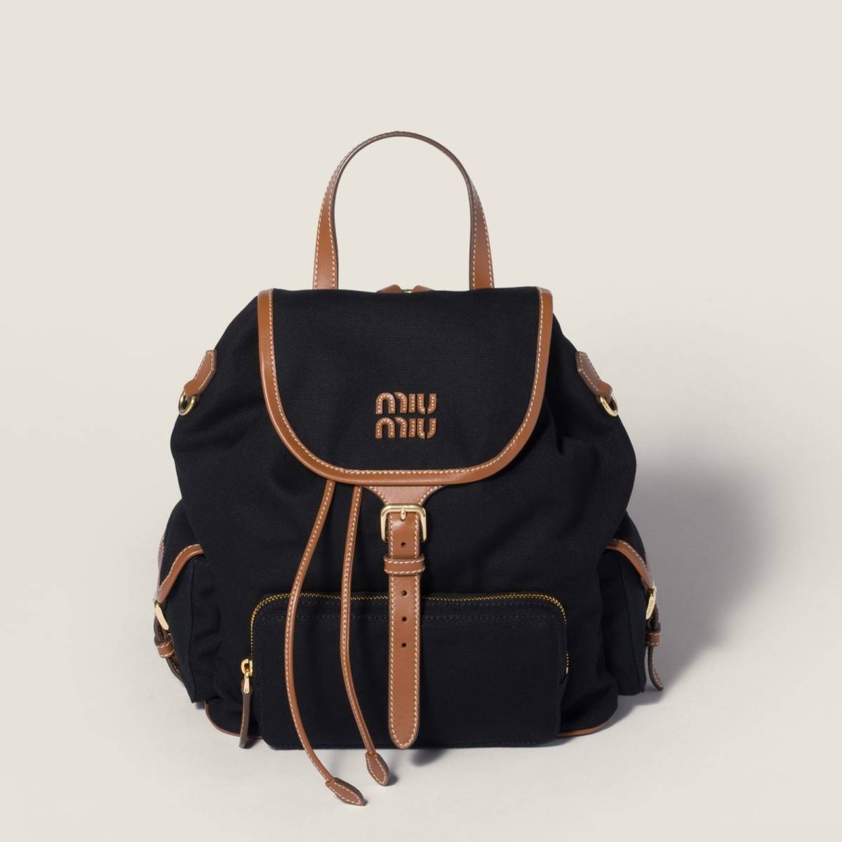 Miu Miu Small Black backpack-1