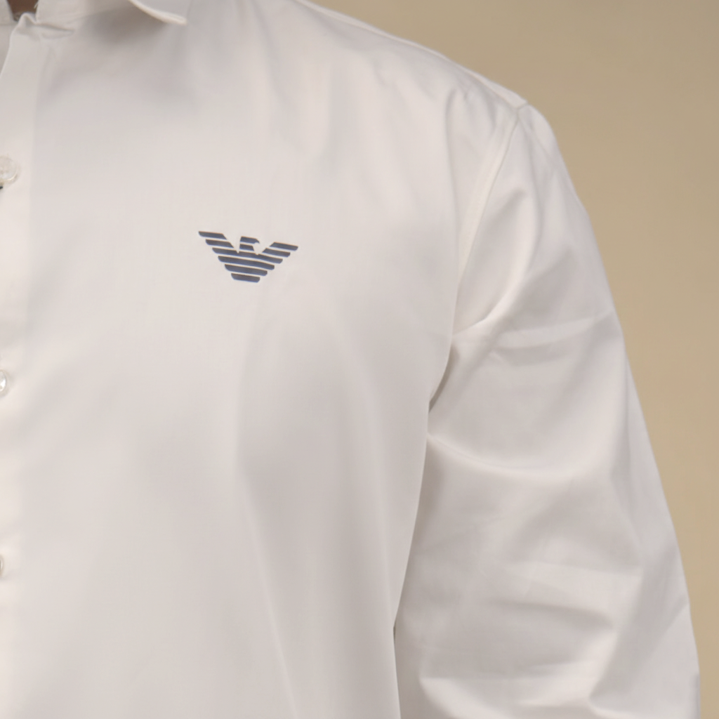 Emporio Armani White Premium Quality Shirt-3