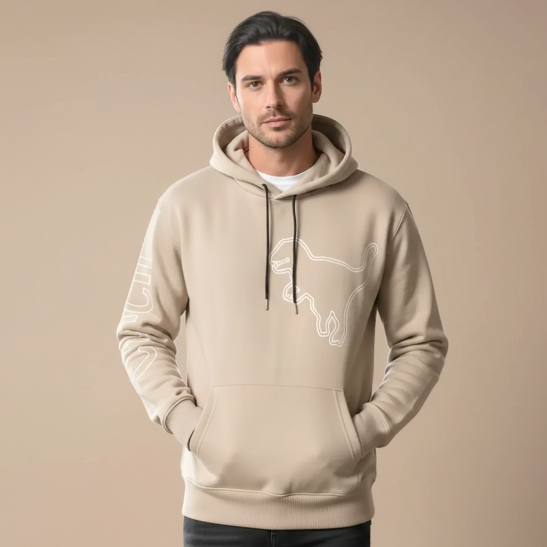 Coach Beige Premium Quality Hoodie-0