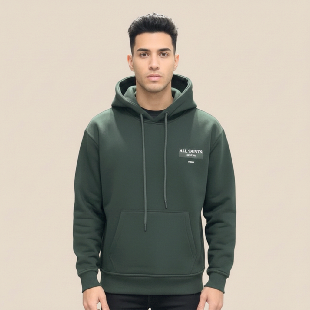 All Saints Green Premium Quality Hoodie-0