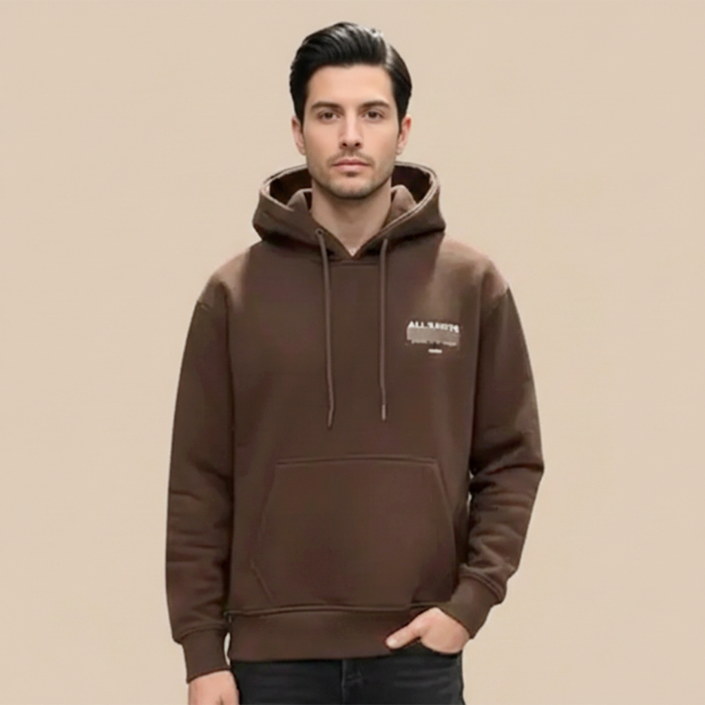 All Saints Brown Premium Quality Hoodie-0
