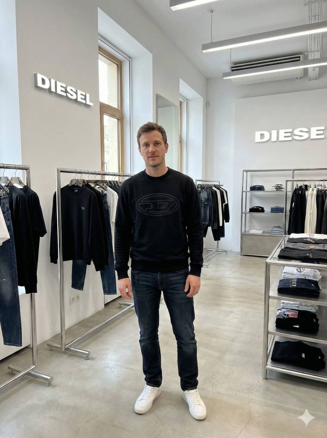 Diesel Black Authentic Quality Sweatshirts-0
