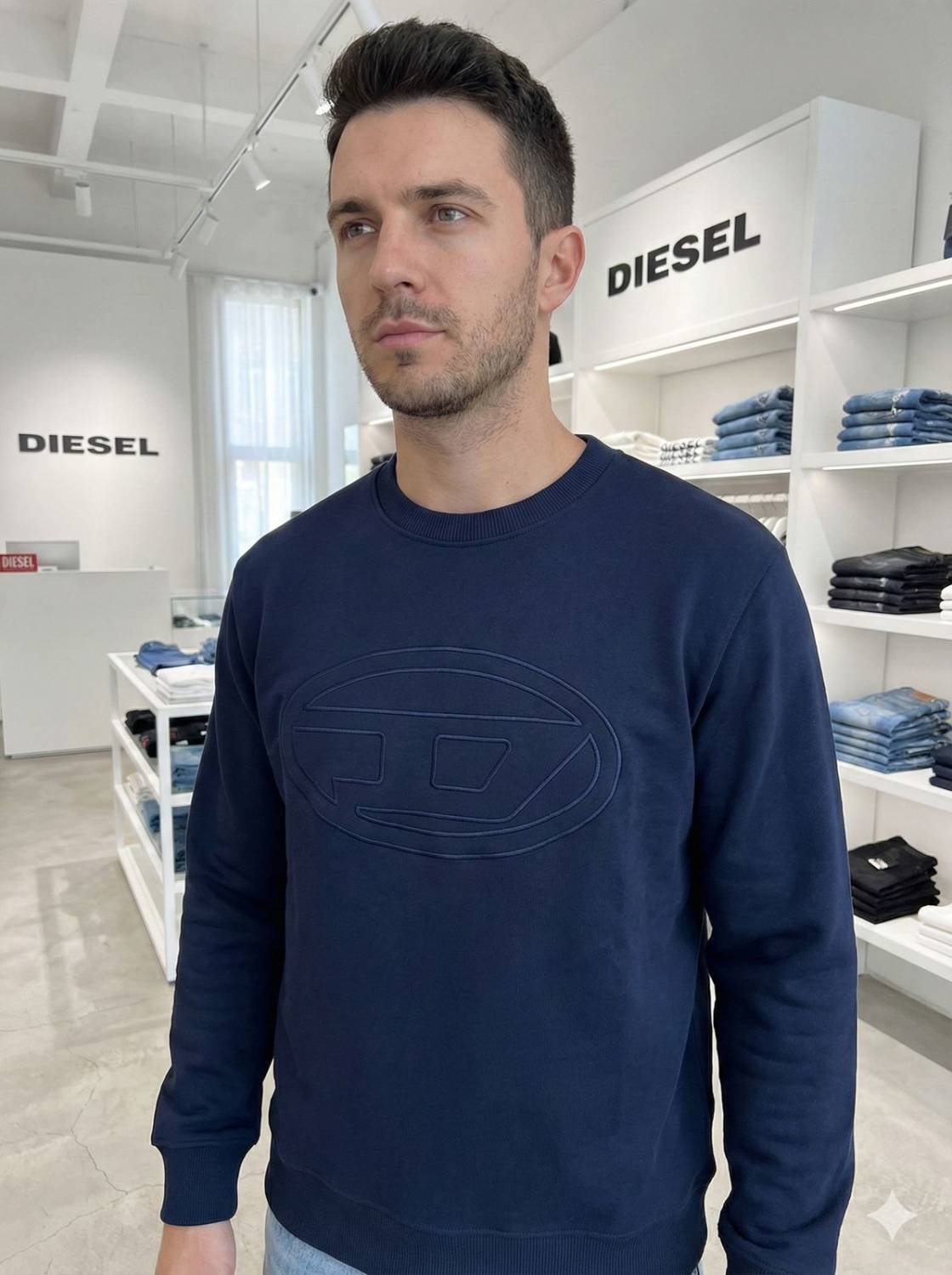 Diesel Blue Authentic Quality Sweatshirts-0
