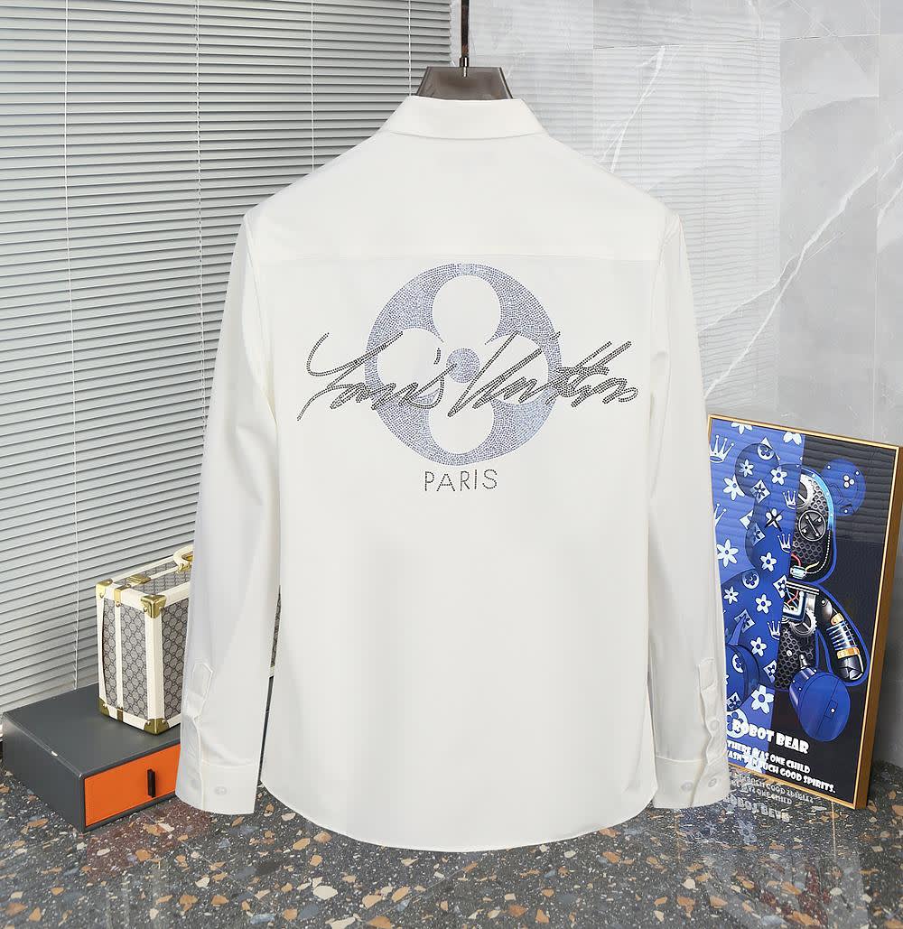 Louis Vuitton Monogram White Premium Cotton Shirt-1