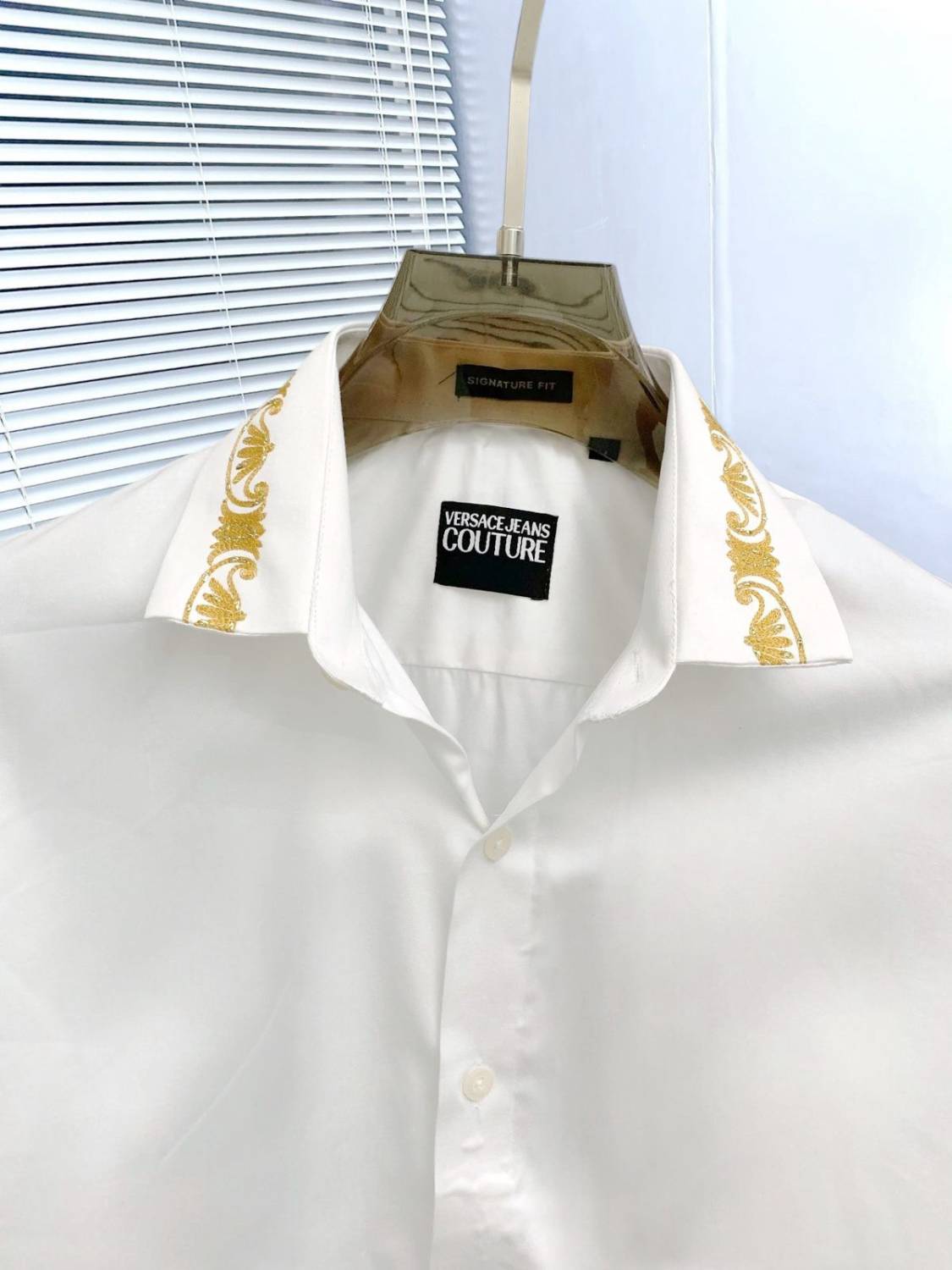Versace White Premium Quality Cotton Shirt-3