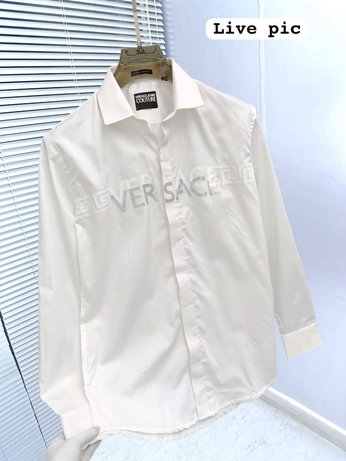 Versace White Premium Quality Cotton Shirt-4