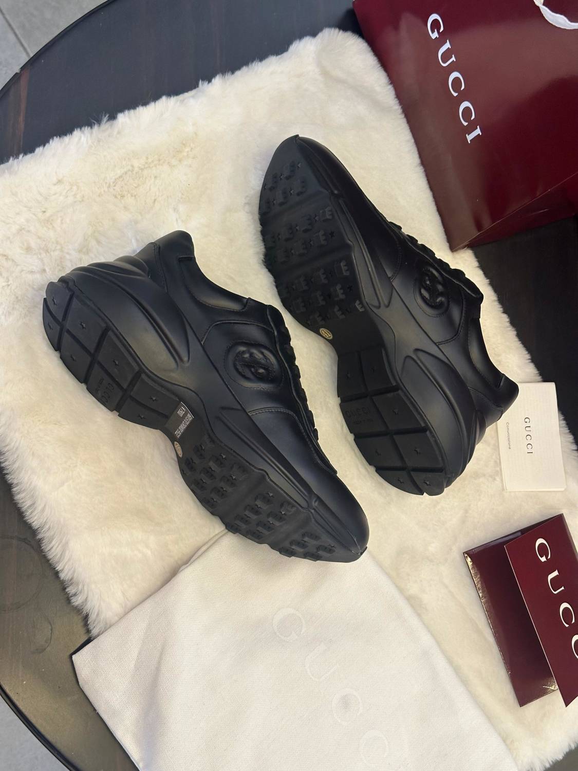 Gucci Black Premium Low Top Sneaker-0