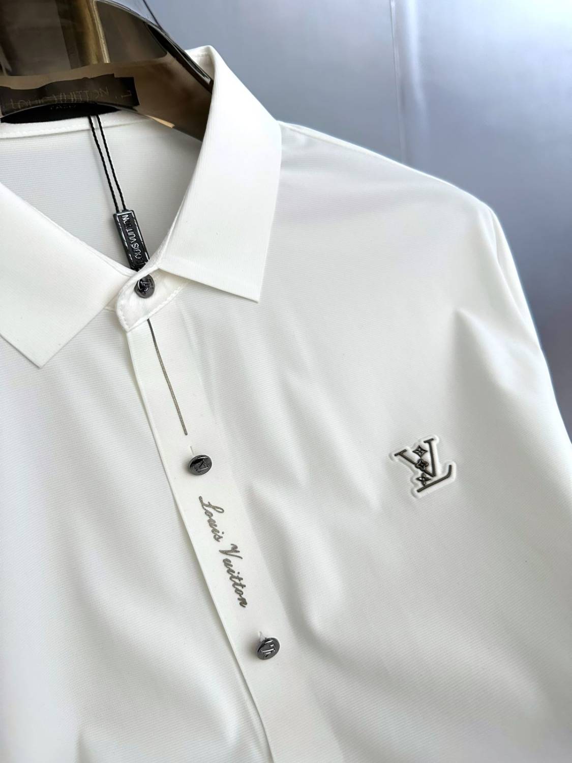 Louis Vuitton Monogram White Premium Cotton Shirt-2