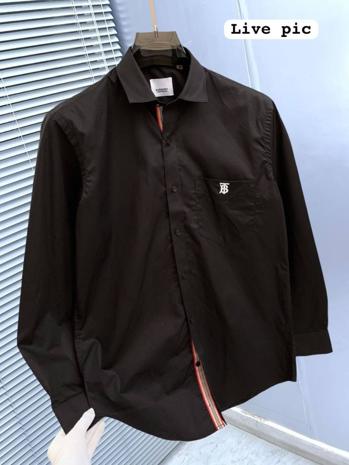 Burberry Black Premium Quality Shirt-3