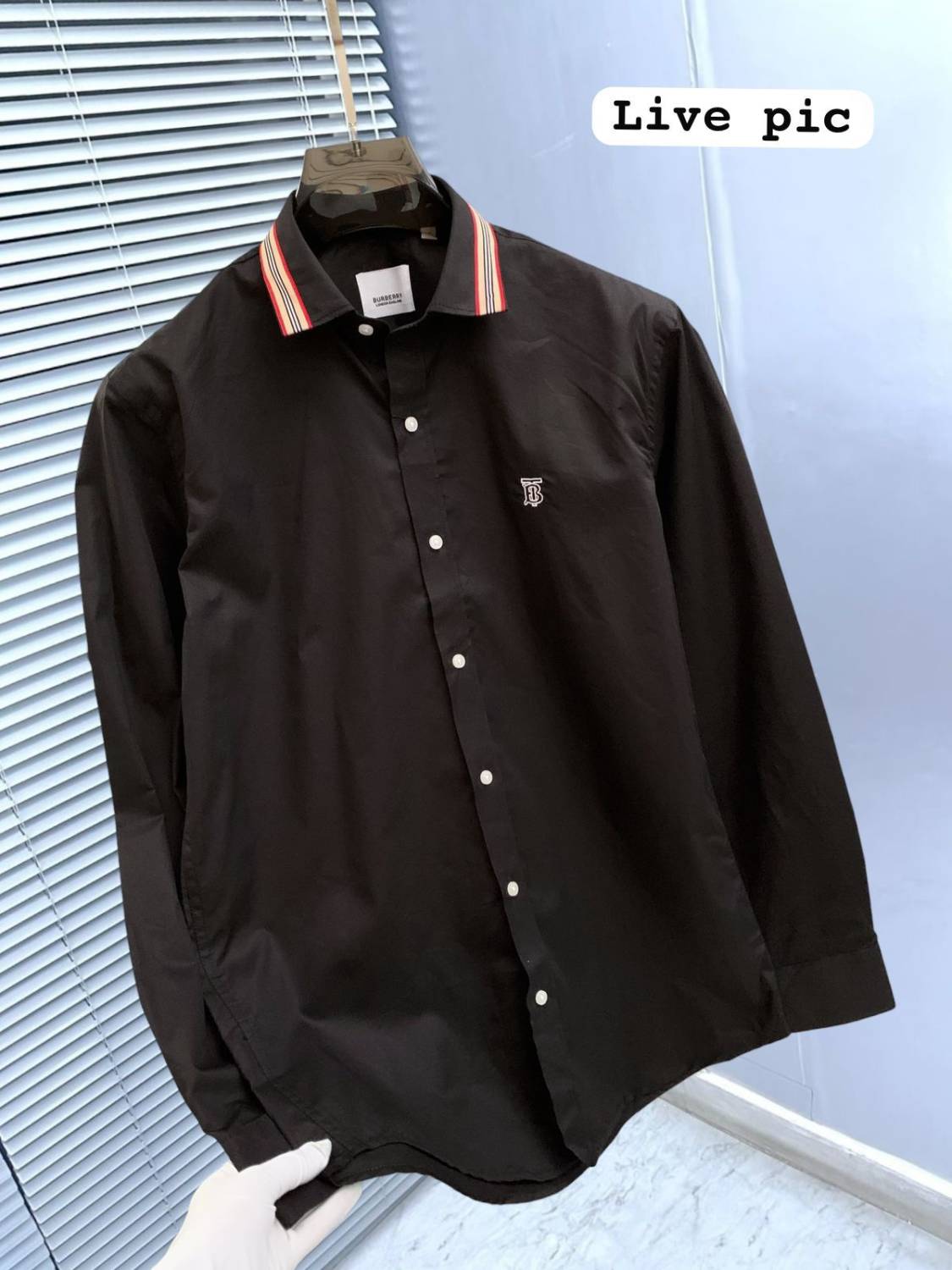 Burberry Black Premium Quality Shirt-5