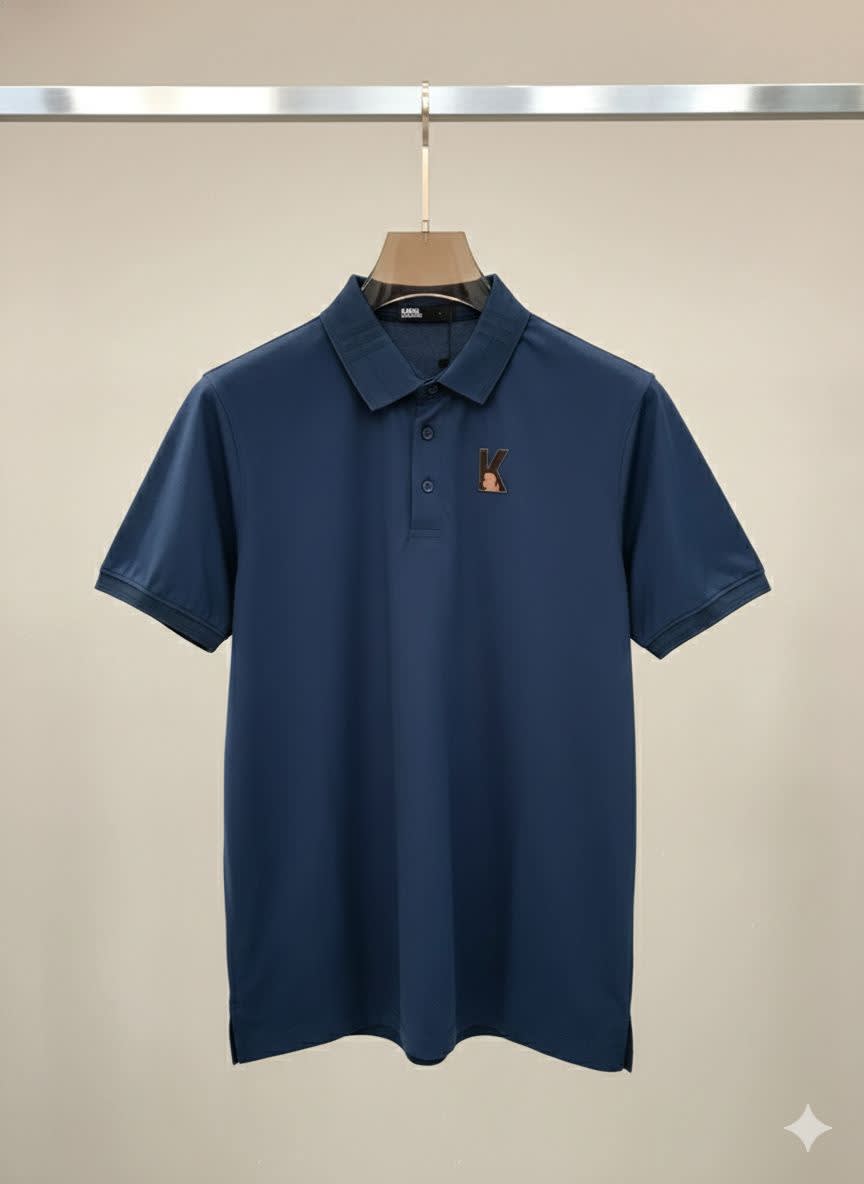 Karl Lagerfeld Blue Premium Quality T-shirt-0