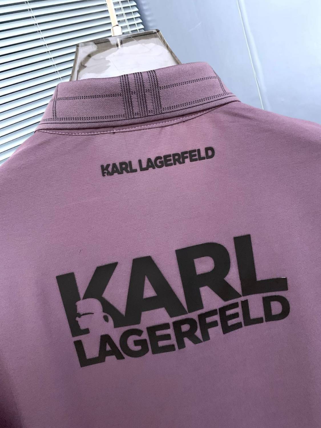 Karl Lagerfeld Pink Premium Quality T-shirt-3