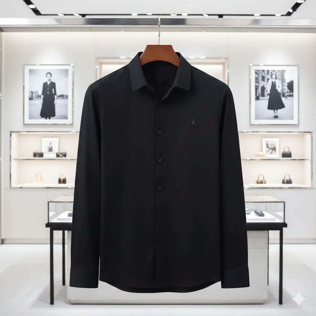 Dior Black Premium Quality Shirt-1