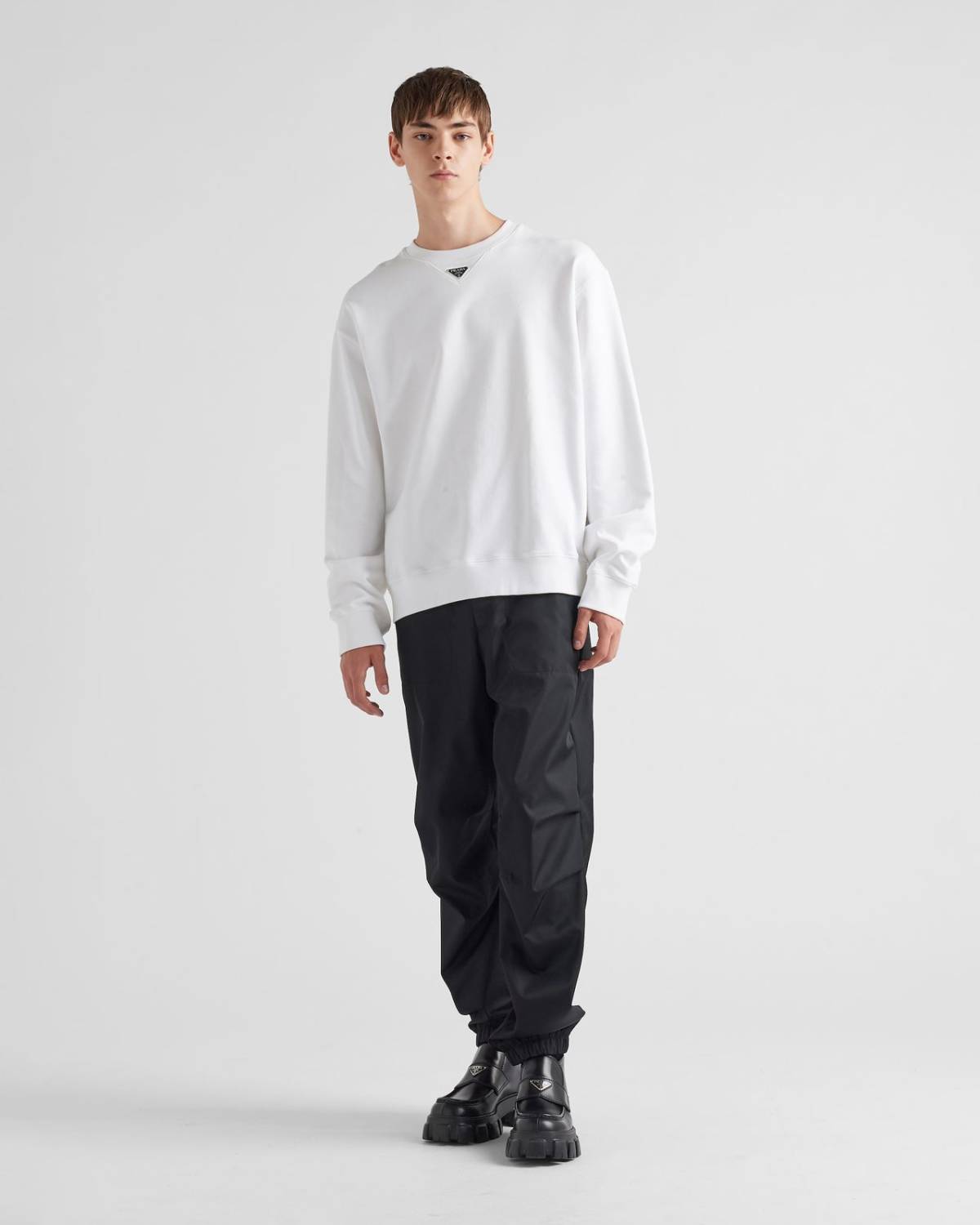 Prada White Premium Quality Sweatshirt-2