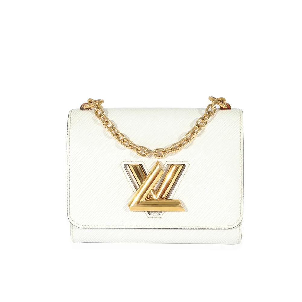 Louis Vuitton Epi Twist White MM Sling Handbag-0