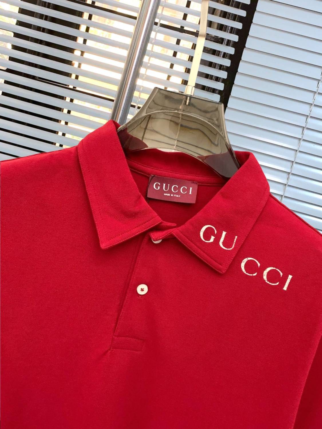 Gucci Red Premium Quality Polo T-shirt-2