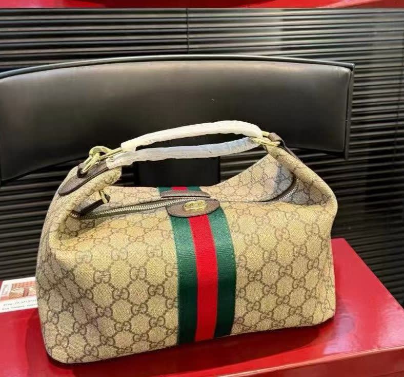 Gucci Ophidia Beige Vanity Bag-0
