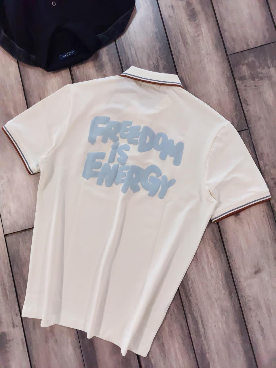 Fred Perry Embroidered logo White Premium T-shirt-1