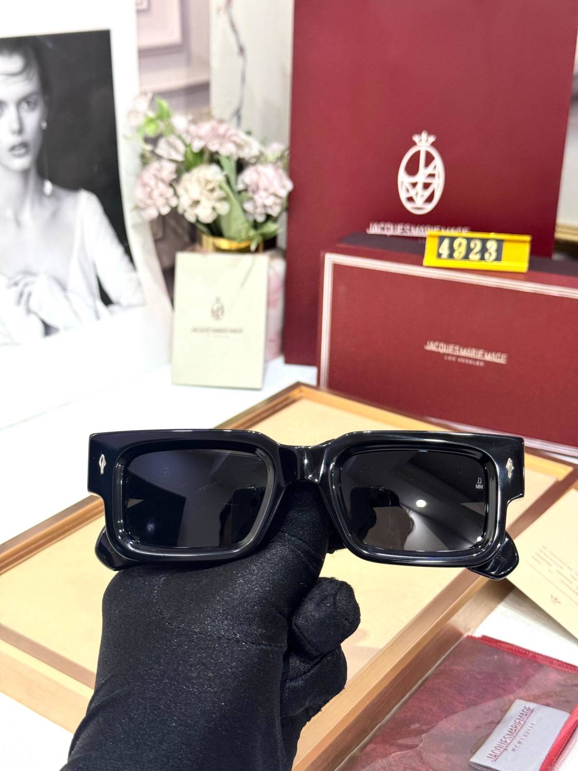 Jacques Marie Mage Black Luxury Sunglasses-1