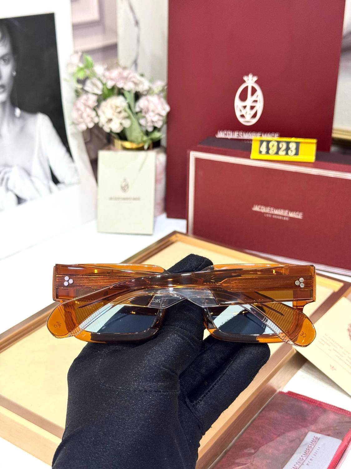 Jacques Marie Mage Blue Luxury Sunglasses-2